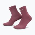 Socken Nike Run Midweight Micro Crew pink smoke/pink rise/white