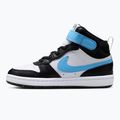 Kinderschuhe Nike Court Borough Mid 2 white/black/arctic green/football blue 2