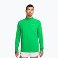 Laufsweatshirt für Herren Nike Stride 1/4 Zip Dri-Fit green spark