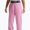 Kinderhose Nike Pro Fleece pink rise/pink rise/black/white 3