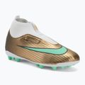 Kinder-Fußballschuhe Nike Jr. Mercurial Superfly 11 Academy "Kylian Mbappé" metallic gold/green glow