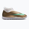 Kinder-Fußballschuhe Nike Jr. Mercurial Superfly 11 Academy "Kylian Mbappé" metallic gold/green glow