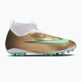 Kinder-Fußballschuhe Nike Jr. Mercurial Superfly 11 Academy "Kylian Mbappé" metallic gold/green glow