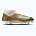 Kinder-Fußballschuhe Nike Jr. Mercurial Superfly 11 Academy "Kylian Mbappé" metallic gold/green glow