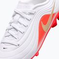 Kinder-Fußballschuhe Nike Jr. Tiempo Maestro Club White/Bright Crimson/Blur 5