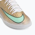 Kinder-Fußballschuhe Nike Jr. Mercurial Superfly 11 Club "Kylian Mbappé" metallic gold/green glow 7