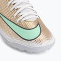 Kinder-Fußballschuhe Nike Jr. Mercurial Superfly 11 Club "Kylian Mbappé" metallic gold/green glow 7