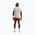 Poloshirt Nike Court Slam Aero-Fit Pale Ivory/Team Red 3