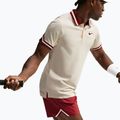 Poloshirt Nike Court Slam Aero-Fit Pale Ivory/Team Red 4