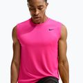 Trainings-T-Shirt Herren Nike Dri-FIT Sleeveless Training Top hyper pink/black 3