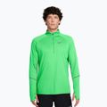 Laufsweatshirt für Herren Nike Miler Dri-Fit UV 1/2 Zip illusion green