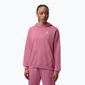 Damenpullover Jordan Fleece Hoodie desert berry/white