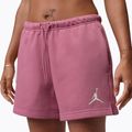 Damen-Shorts Jordan Fleece desert berry/white 3