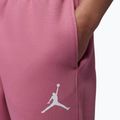 Spodnie damskie Nike Jordan Fleece desert berry/white 4