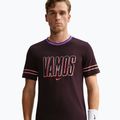 Herren-Shirt Nike Court Dri-FIT Cotton burgundy ash 4