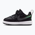 Kinderschuhe Nike Court Borough Low black/smoke grey/white/illusion green 2