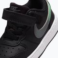 Kinderschuhe Nike Court Borough Low black/smoke grey/white/illusion green 5