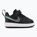 Kinderschuhe Nike Court Borough Low black/smoke grey/white/illusion green 2