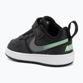 Kinderschuhe Nike Court Borough Low black/smoke grey/white/illusion green 3