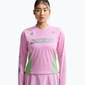 Damen-Laufshirt mit langen Ärmeln Nike Swift Jersey Top pink rise/illusion green