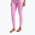 Damen-Trainingsleggings Nike One pink rise/white 4