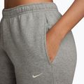 Damenhose Nike Studio Fleece dark grey heather/sail 3