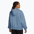 Damenpullover Nike Studio Fleece Medium Weight Oversized Full Zip work blue/sail 2