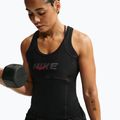 Damen-Trainingsshirt Nike One black/black/university red/white 5