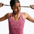 Damen-Trainingsshirt Nike One pink smoke/pink rise/mystic dates/white 5