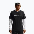 Herren-Laufshirt Nike Dri-Fit Graphic black/white