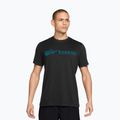 Herren-Laufshirt Nike Dri-Fit Running T-Shirt black/bright spruce