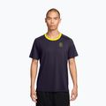Herren Tennis-Shirt  Nike Court Advantage purple dynasty/lemon venom/lemon venom