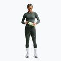 Damen-Trainingslangarmshirt Nike One Fitted camo green/white 2