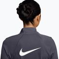 Damen-Laufshirt mit langen Ärmeln Nike Tempo Swoosh Run Dri-Fit 1/4-Zip LS gridiron/white 3