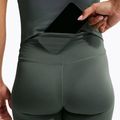 Damenleggings Nike One Seamless Front High-Waisted camo green/white 7