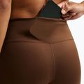 Damenleggings Nike One High Waisted Flared cacao wow/white 5
