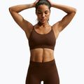 Damen-Shorts Nike Pro Seamless High-Waisted Biker 5" cacao wow