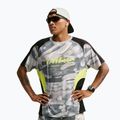 Herren-Laufshirt Nike Dri-FIT Printed SS smoke grey/black/light lemon twist