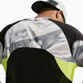 Herren-Laufshirt Nike Dri-FIT Printed SS smoke grey/black/light lemon twist 5