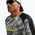 Herren-Laufshirt Nike Dri-FIT Printed SS smoke grey/black/light lemon twist 6