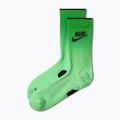 Socken Nike Run Midweight illusion green/black