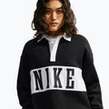 Damenpullover Nike Studio Fleece Medium Weight total black/sail/sail 4