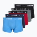 Herrenboxershorts Nike Jordan Cotton Trunk 5er-Pack gym red/schwarz