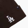 Wintermütze 47 Brand MLB Los Angeles Dodgers Sox Haymaker brown 3
