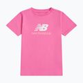Kinder-Shirt New Balance Jersey Stacked Logo Tee pink satin 6