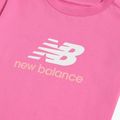 Kinder-Shirt New Balance Jersey Stacked Logo Tee pink satin 8
