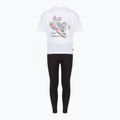 Kinder-Set New Balance Floral Shoe Graphic Tee and Legging nb bright white
