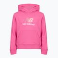 Kinder-Sweatshirt New Balance FT Stacked Logo Hoodie pink satin 7