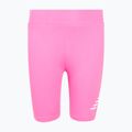 Kindershorts New Balance Stacked Logo Cycle pink satin