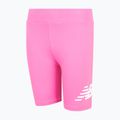 Kindershorts New Balance Stacked Logo Cycle pink satin 3